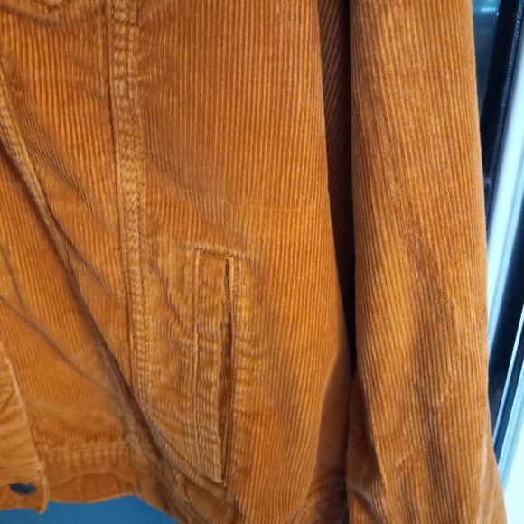 Old Navy -Corduroy Trucker Jacket- Women's- SZ XXL Tall- Colour Rust - Picture 7 of 8